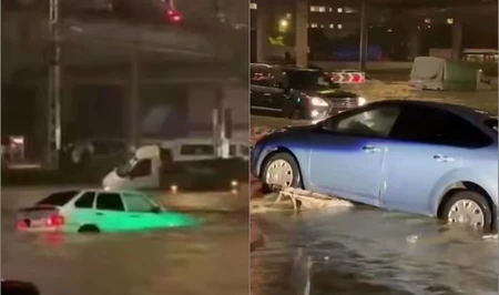 Стихийное бедствие в Дагестане: три города ушли под воду после мощных ливней