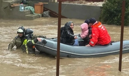 Четыре села в Дагестане ушли под воду, объявлена эвакуация