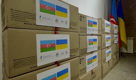 Посольство Украины в Азербайджане собрало помощь для детей, пострадавших от войны