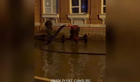 Проливные дожди затопили Нахчыван