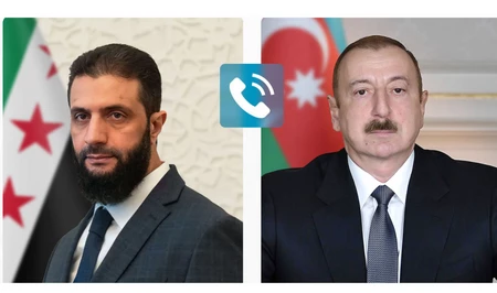 Ахмед аш-Шараа позвонил Президенту Азербайджана