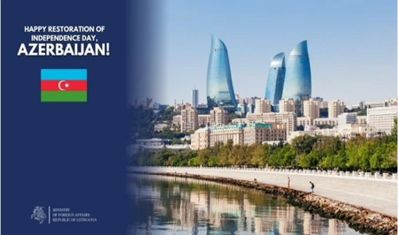 Глава МИД Литвы поздравил Азербайджан по случаю Дня восстановления независимости