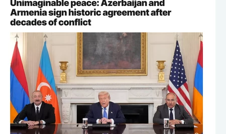 Глобальные СМИ уделяют внимание встрече Дональда Трампа, Ильхама Алиева и Никола Пашиняна