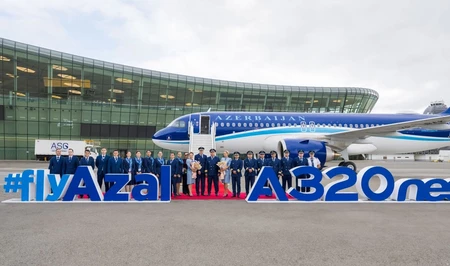 AZAL пополнил флот новым самолетом Airbus A320neo