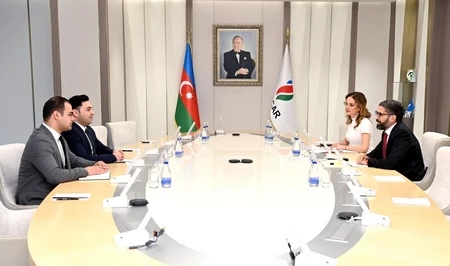 Глава SOCAR встретился с победителями  V конкурса Yüksəliş