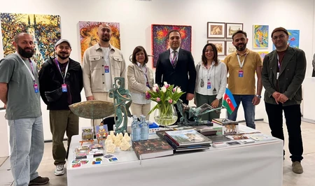 Работы азербайджанских художников и скульпторов представлены на Discovery Art Fair в Германии