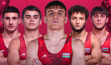 Азербайджанские борцы завоевали пять медалей на чемпионате Европы в Скопье