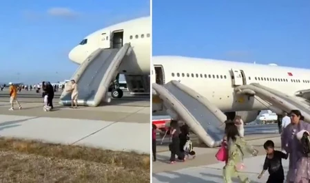 Самолет Turkish Airlines загорелся при посадке в аэропорту Катманду: все пассажиры эвакуированы