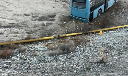 В Ордубадском районе автобус повредил газопровод: приостановлено газоснабжение