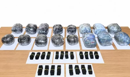 Попытка контрабанды из Ирана: пограничники Азербайджана изъяли крупную партию наркотиков