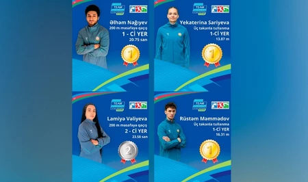 Азербайджанские атлеты завоевали четыре медали в последний день чемпионата Европы среди команд