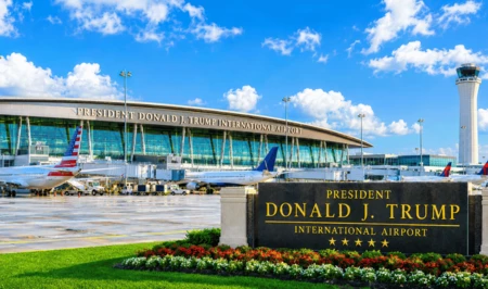 Аэропорт Палм-Бич официально переименован в честь Дональда Трампа
