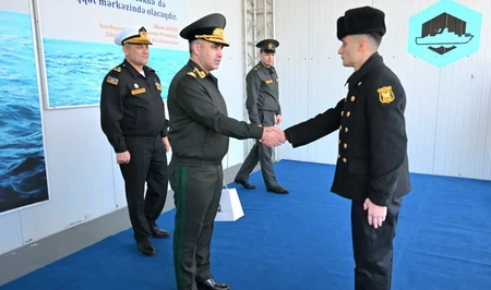 Военный прокурор Азербайджана провёл встречу с моряками Военно-морских сил